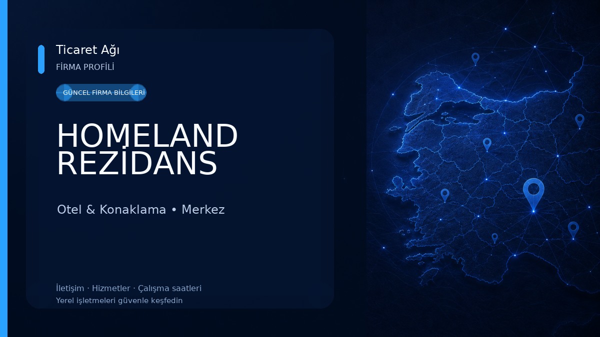 HOMELAND REZİDANS Otel & Konaklama