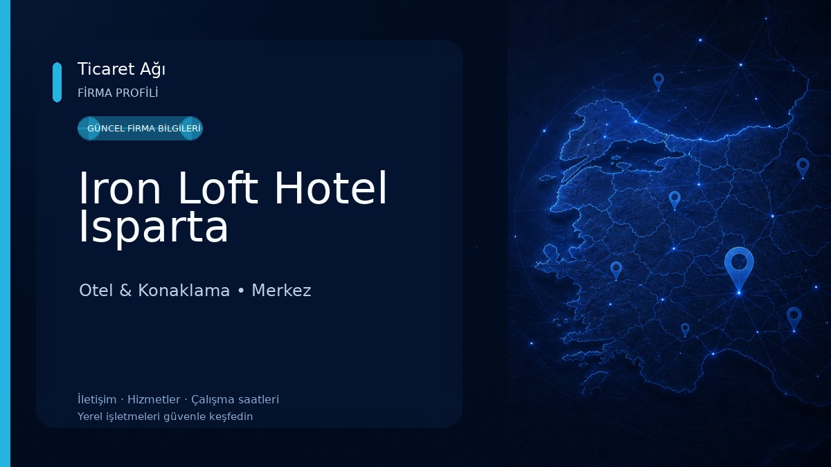 Iron Loft Hotel Isparta 