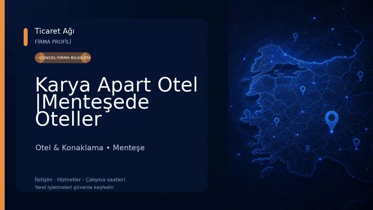Karya Apart Otel |Menteşede Oteller |Menteşede Apart |