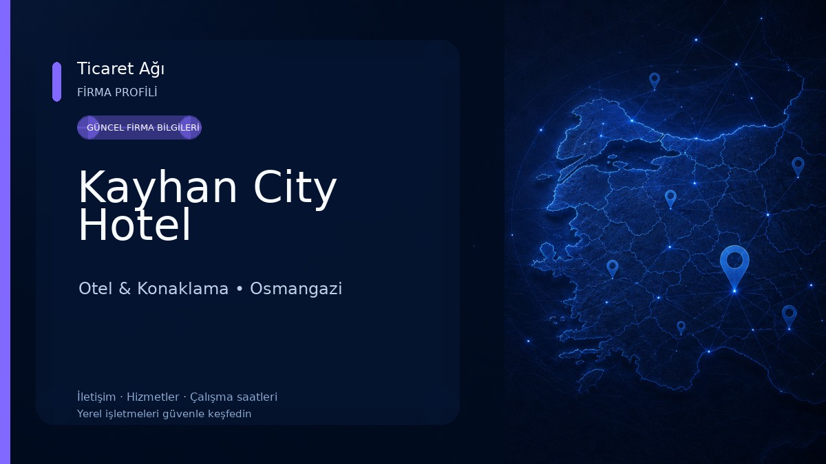 Kayhan City Hotel Otel & Konaklama