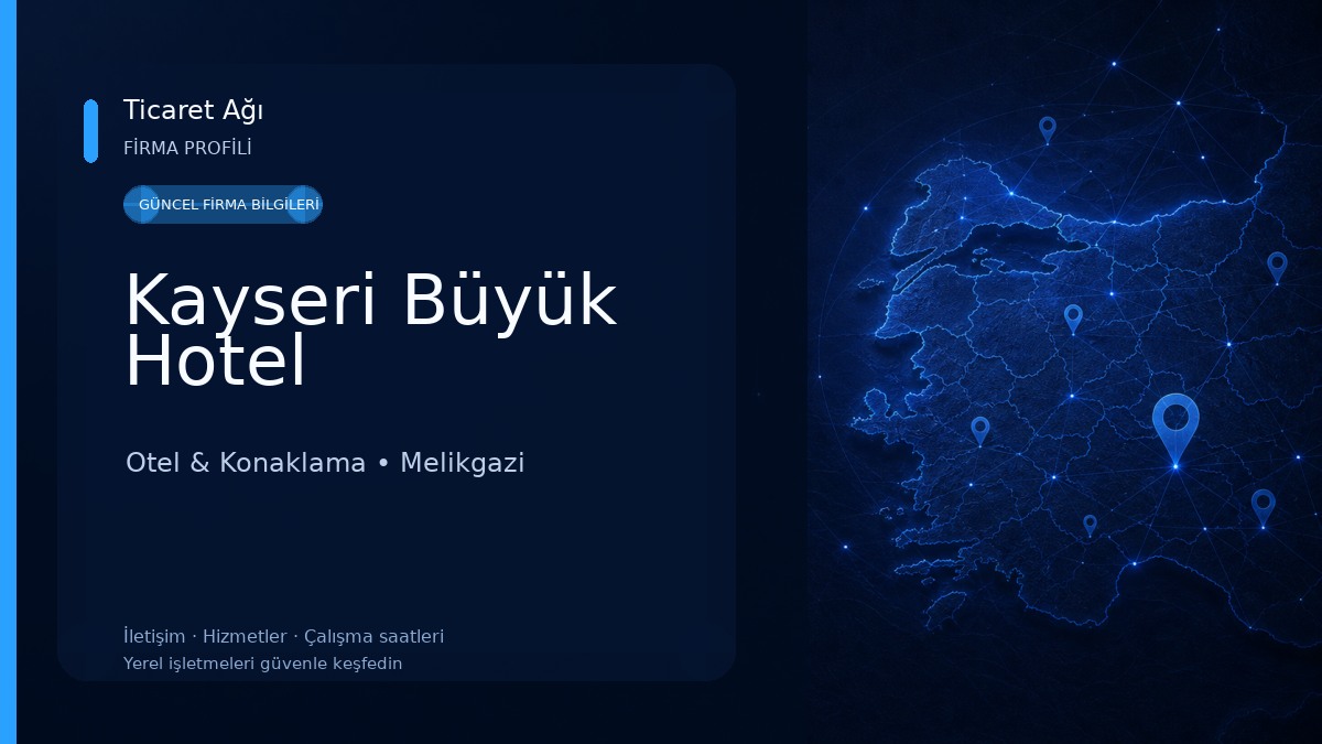 Kayseri Büyük Hotel Otel & Konaklama