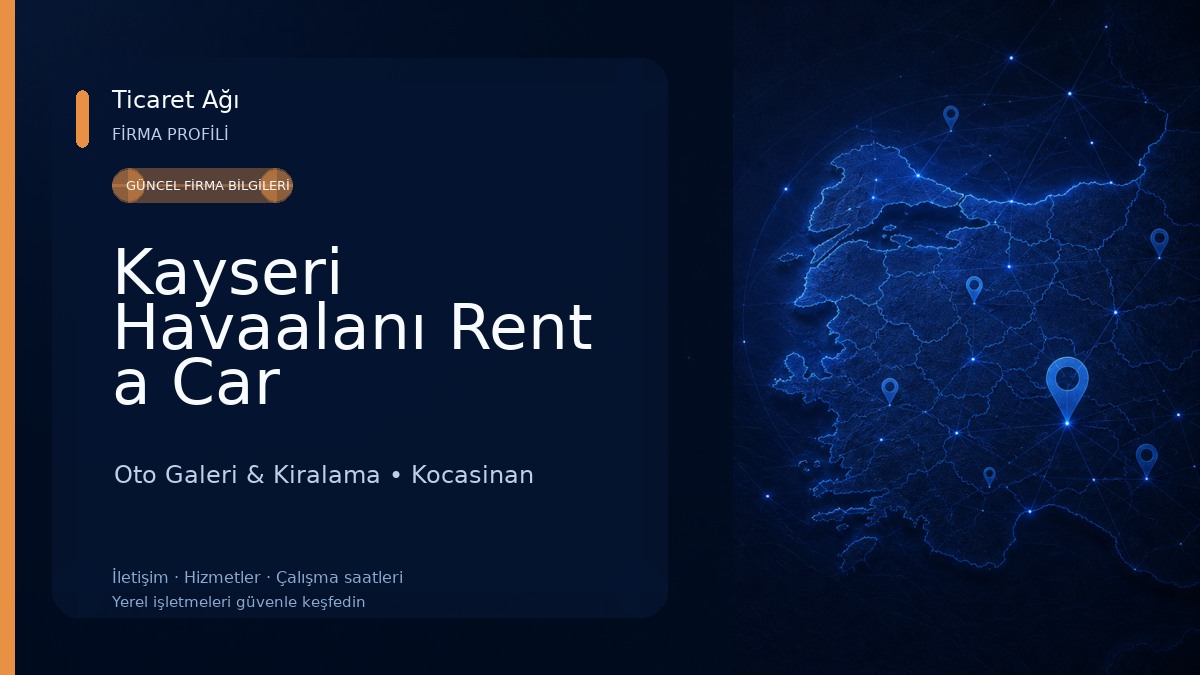 Kayseri Havaalanı Rent a Car Oto Galeri & Kiralama