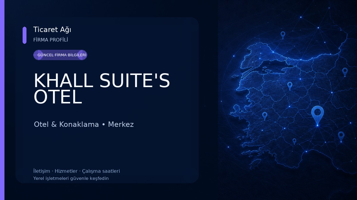 KHALL SUITE'S OTEL Otel & Konaklama