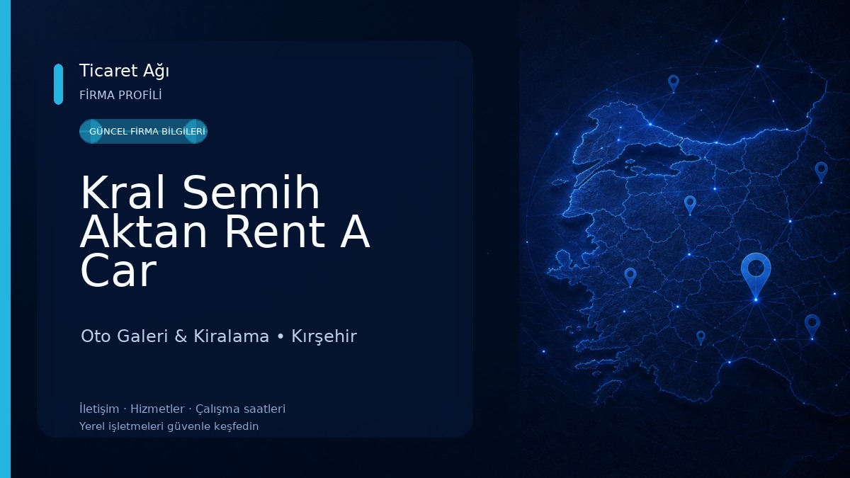 Kral Semih Aktan Rent A Car 