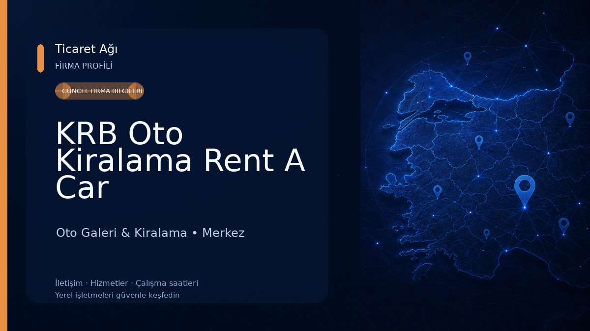 KRB Oto Kiralama Rent A Car Oto Galeri & Kiralama
