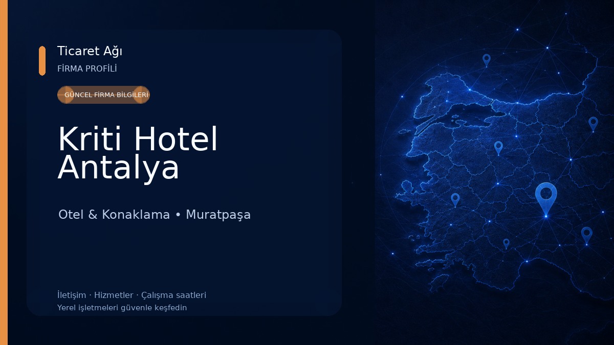 Kriti Hotel Antalya Otel & Konaklama