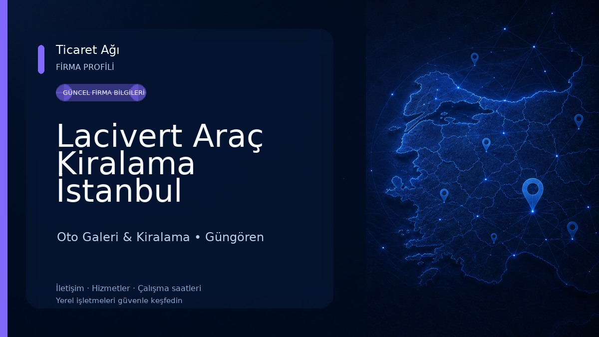 Lacivert Araç Kiralama İstanbul