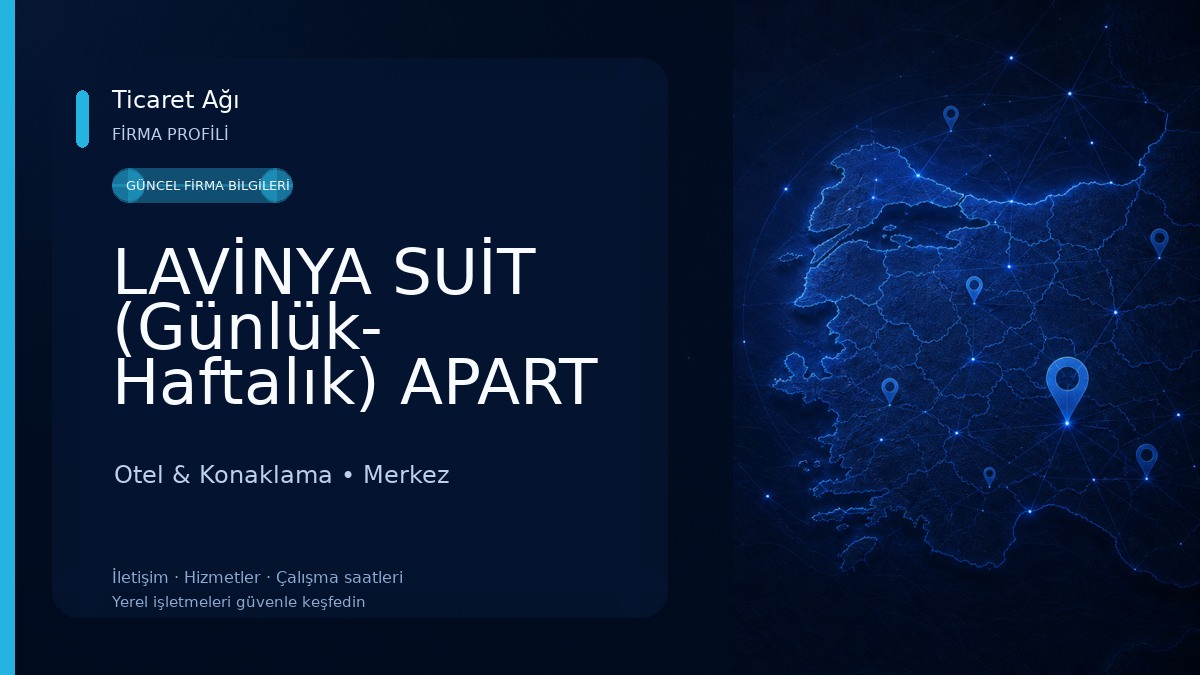 LAVİNYA SUİT (Günlük- Haftalık) APART