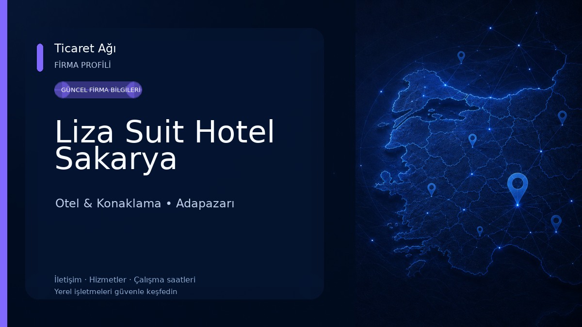 Liza Suit Hotel Sakarya Otel & Konaklama