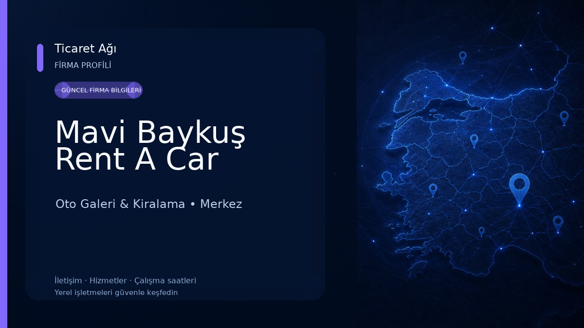 Mavi Baykuş Rent A Car Oto Galeri & Kiralama