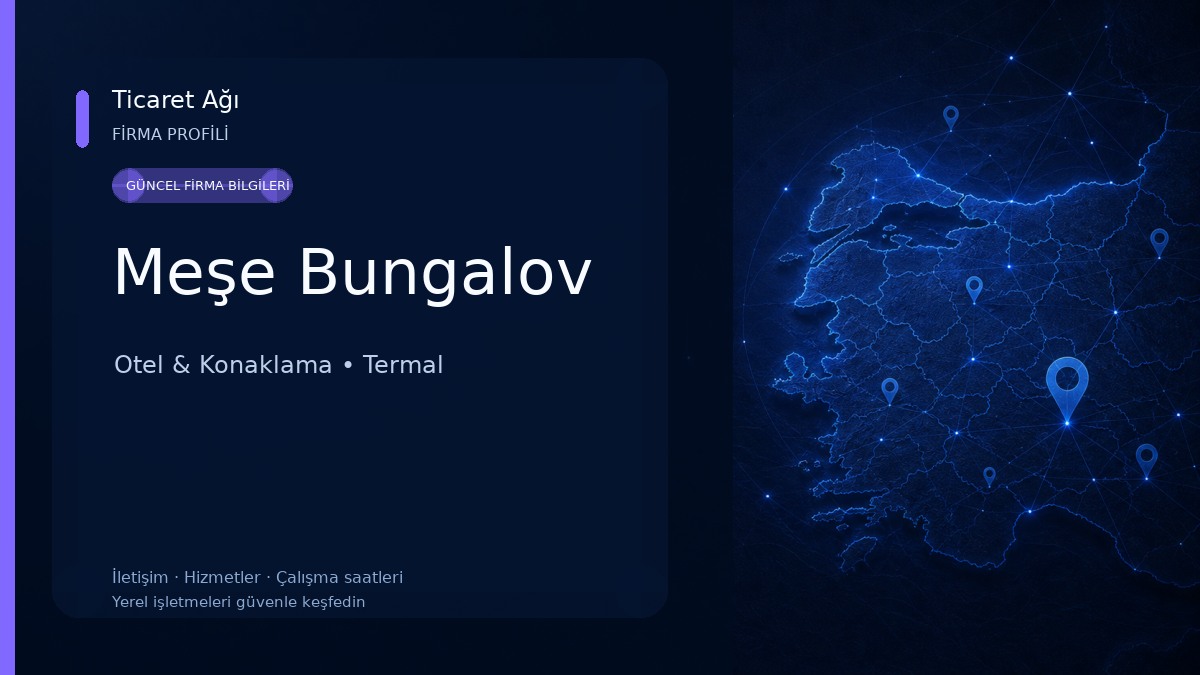 Meşe Bungalov Otel & Konaklama