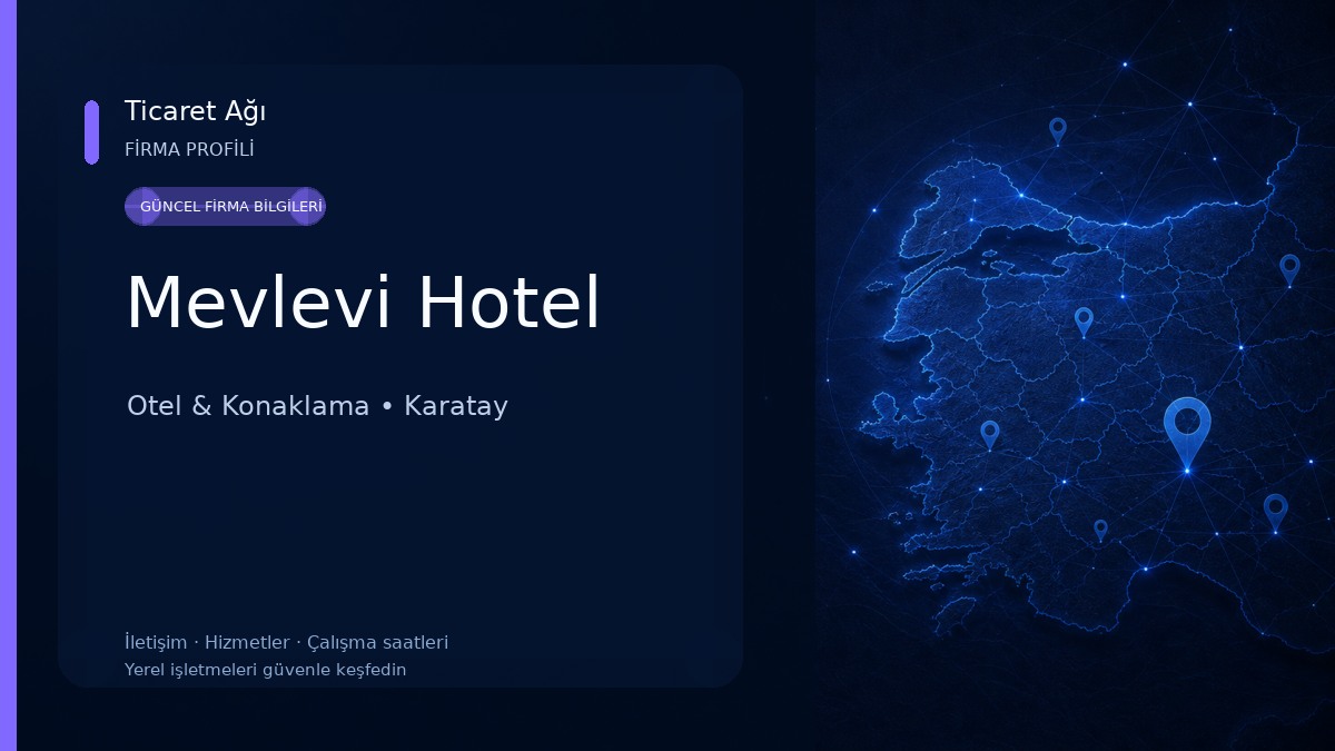 Mevlevi Hotel Otel & Konaklama
