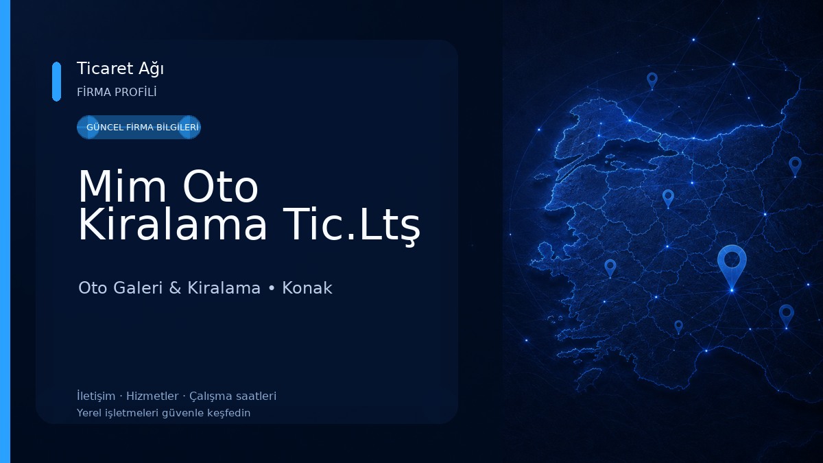 Mim Oto Kiralama Tic.Ltş Oto Galeri & Kiralama