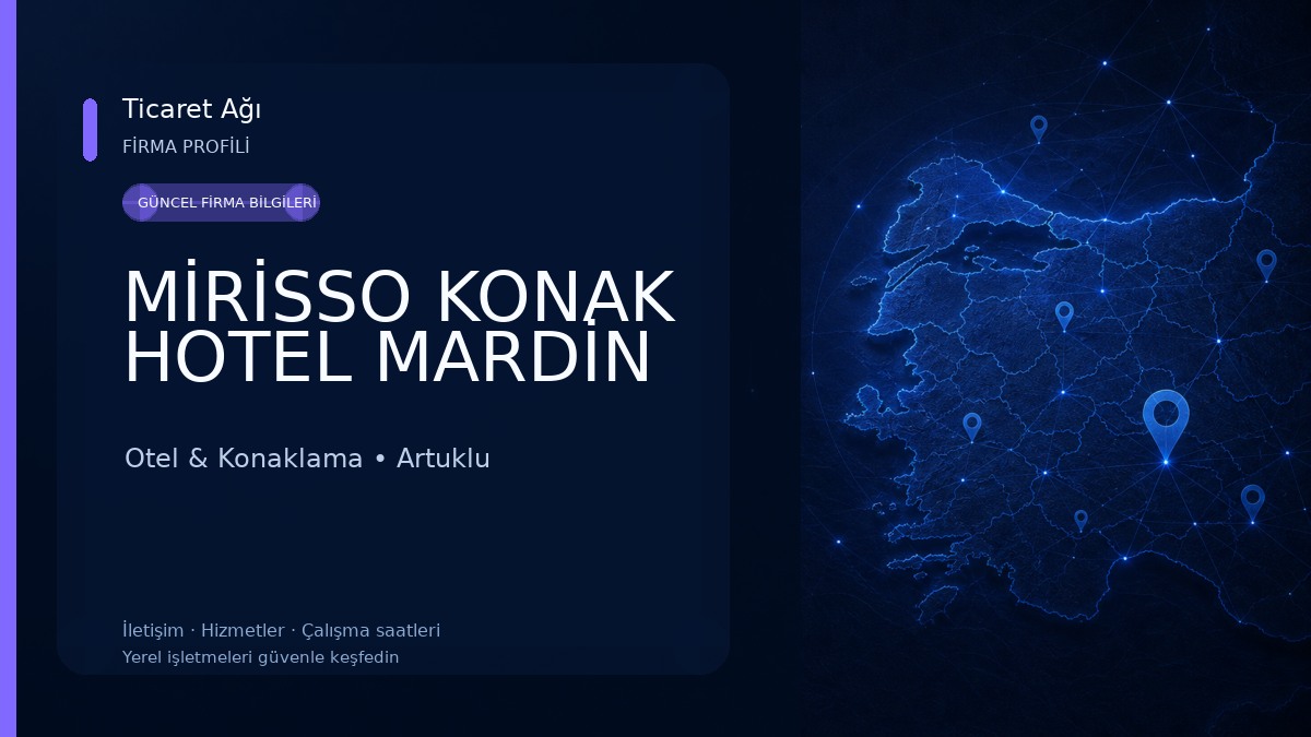 MİRİSSO KONAK HOTEL MARDİN Otel & Konaklama