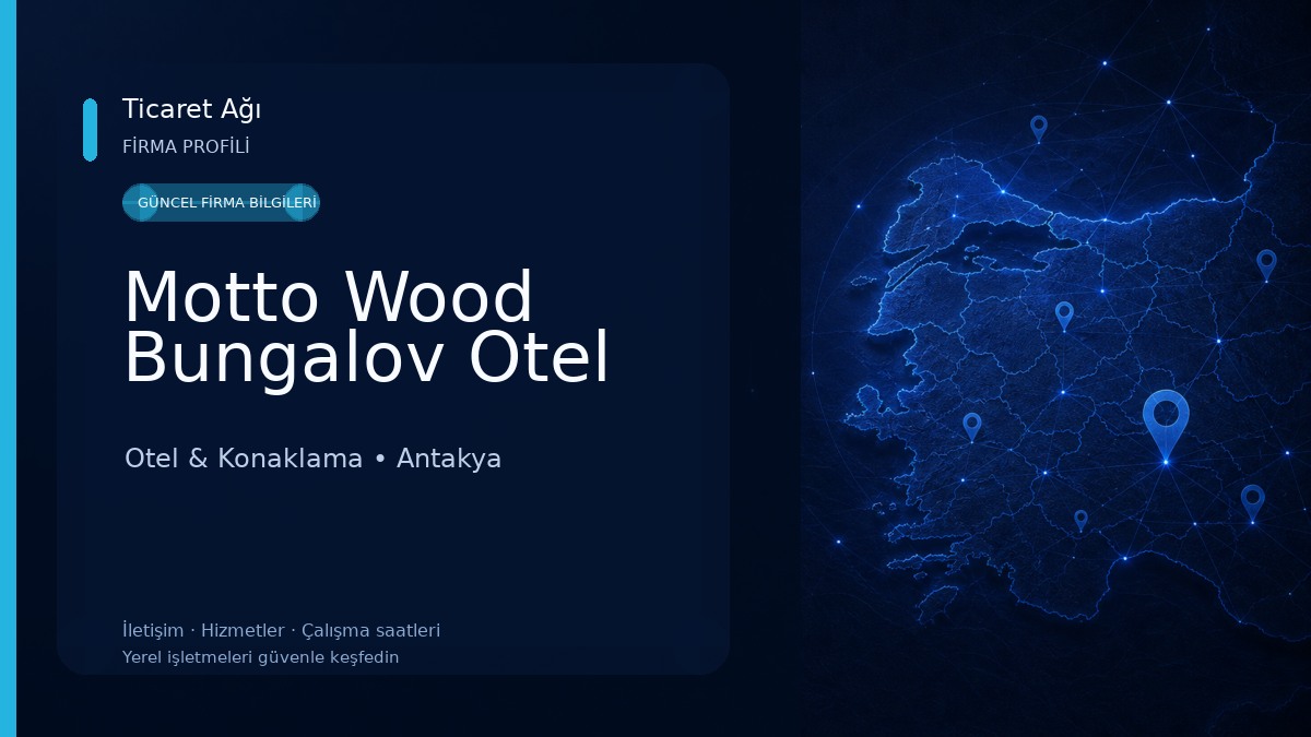 Motto Wood Bungalov Otel Otel & Konaklama