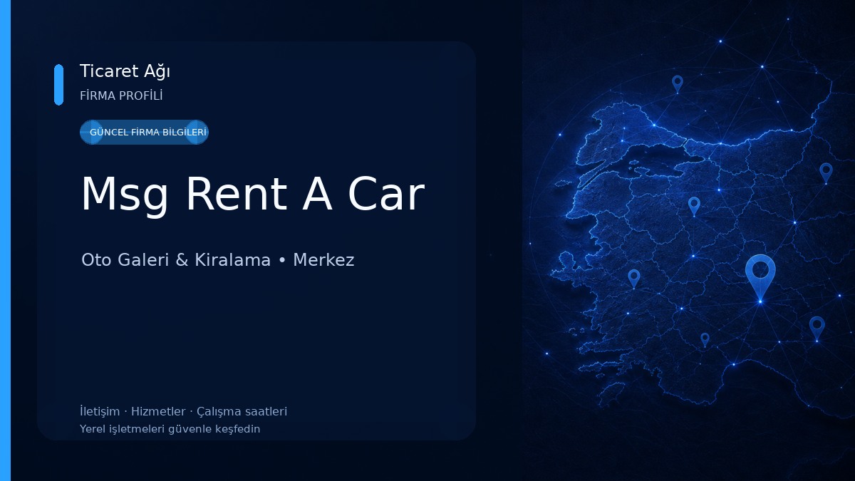 Msg Rent A Car