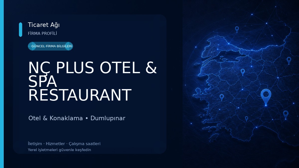 NÇ PLUS OTEL & SPA RESTAURANT DÜĞÜN VE KONFERANS SALONLARI Otel & Konaklama