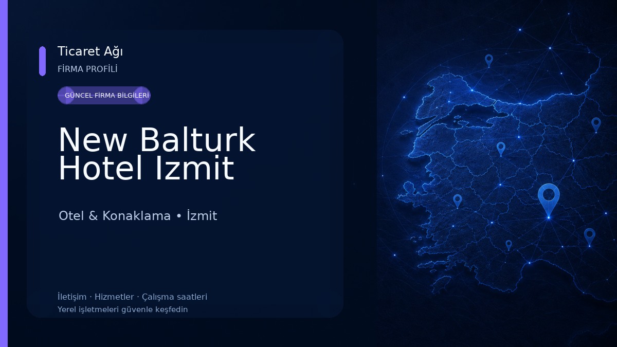 New Balturk Hotel Izmit