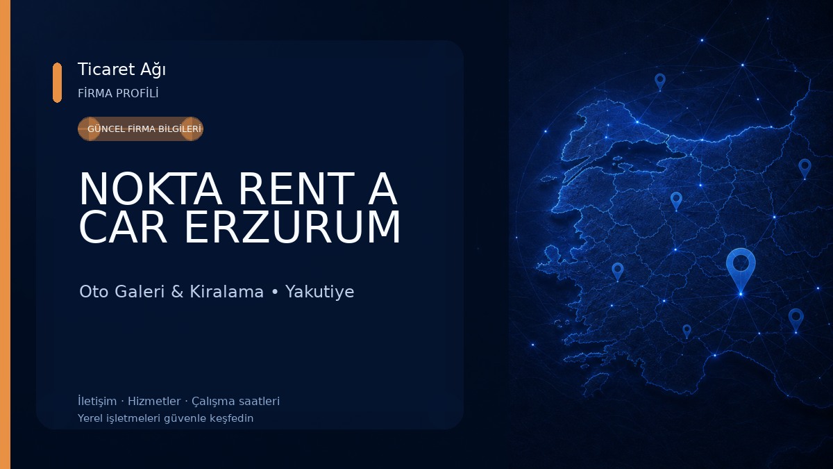 NOKTA RENT A CAR ERZURUM Oto Galeri & Kiralama