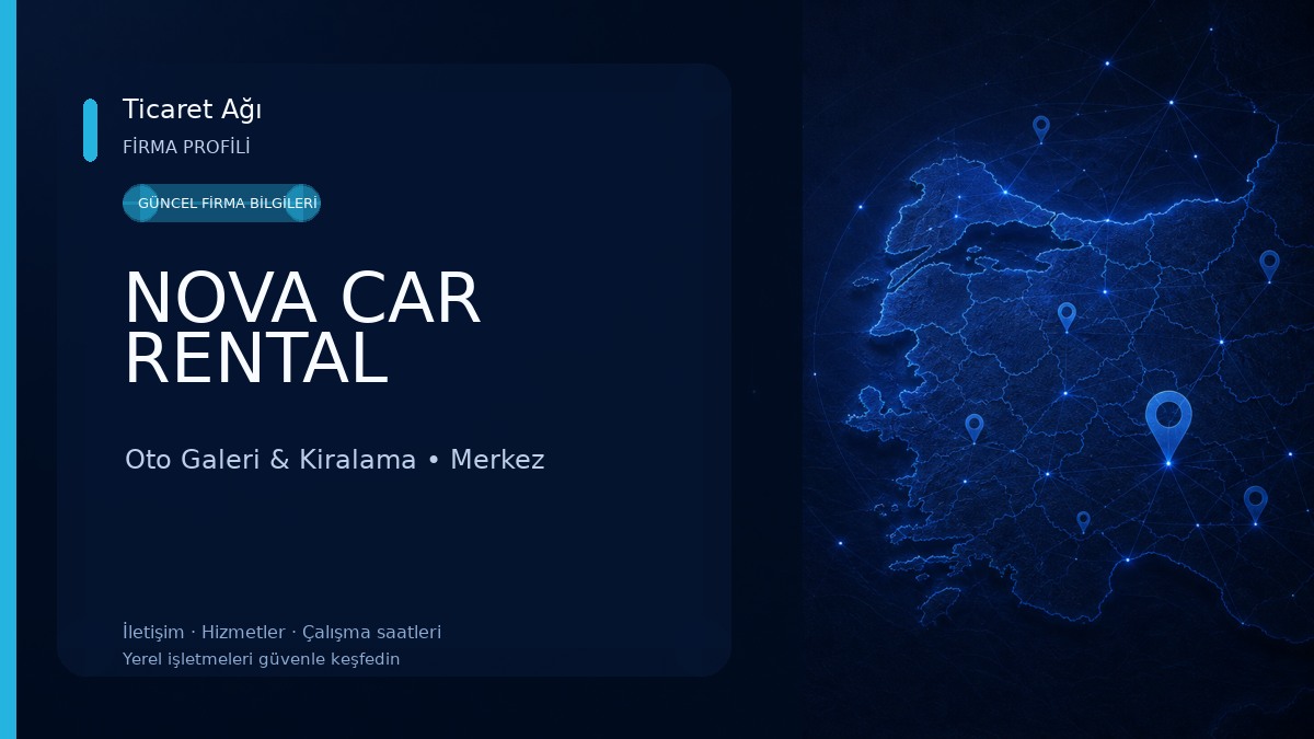 NOVA CAR RENTAL Oto Galeri & Kiralama