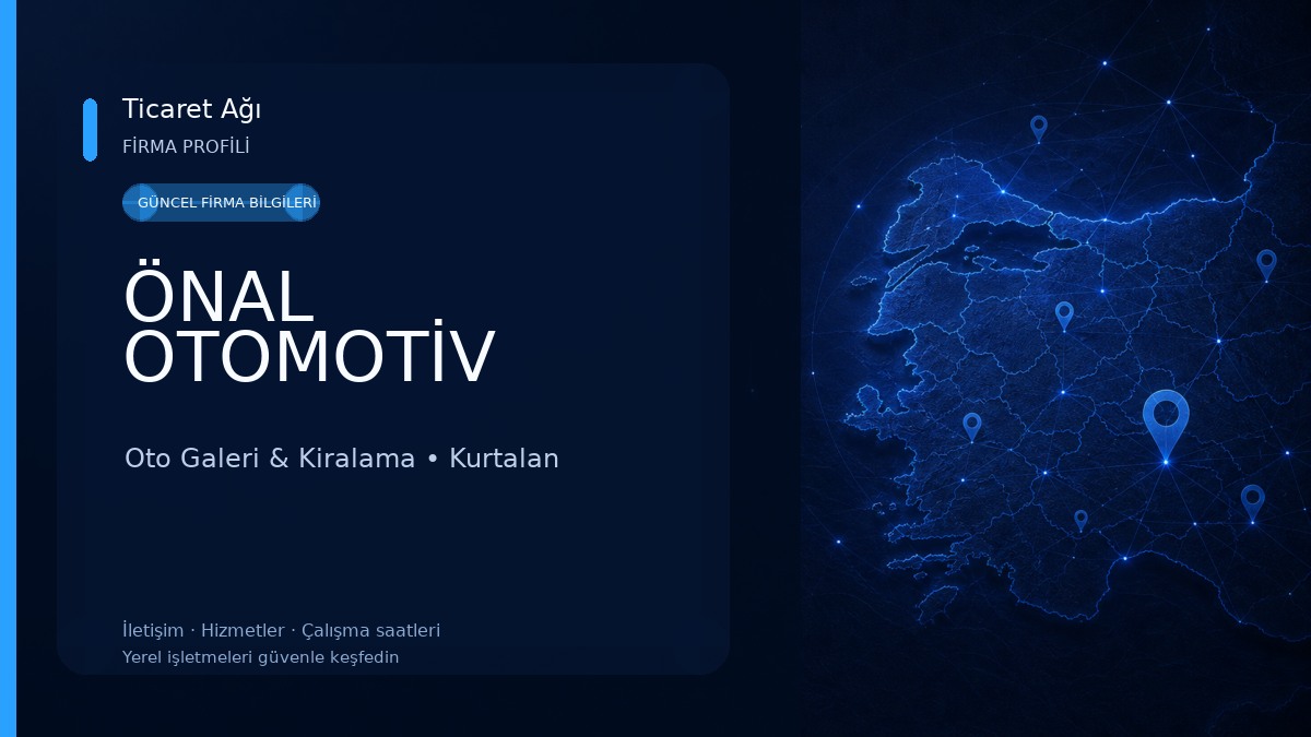 ÖNAL OTOMOTİV Oto Galeri & Kiralama