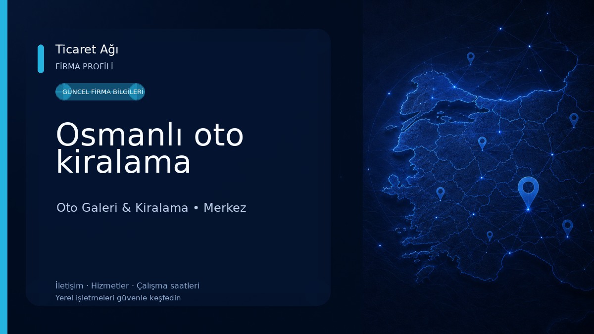 Osmanlı oto kiralama