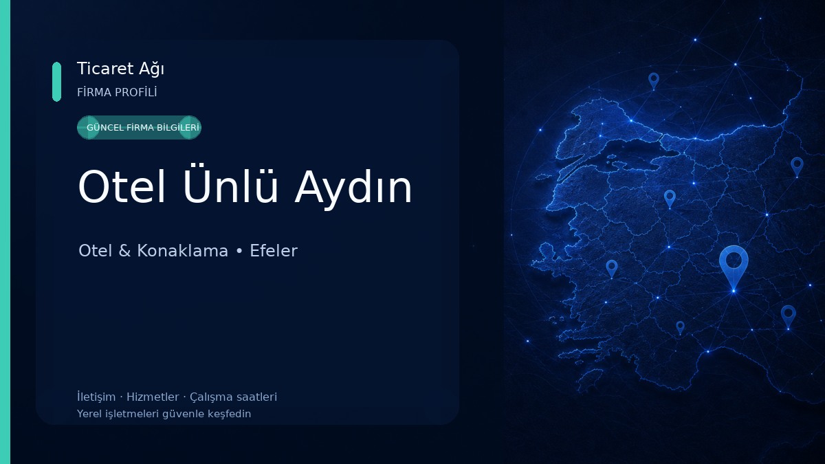 Otel Ünlü Aydın Otel & Konaklama
