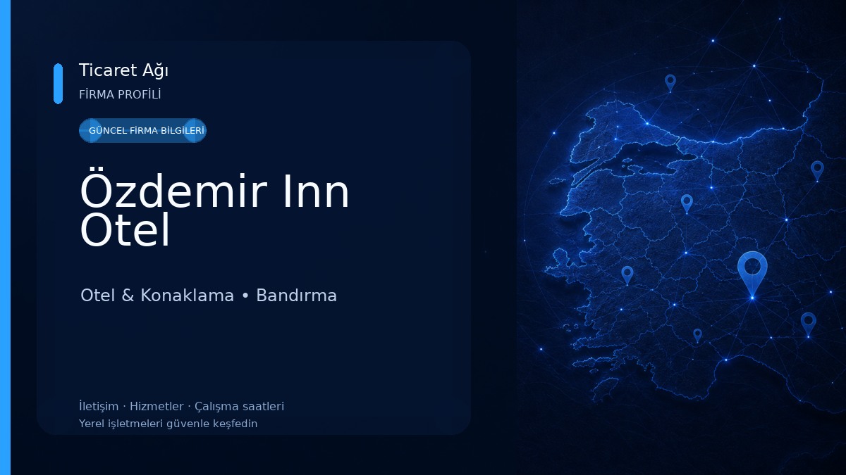 Özdemir Inn Otel Otel & Konaklama
