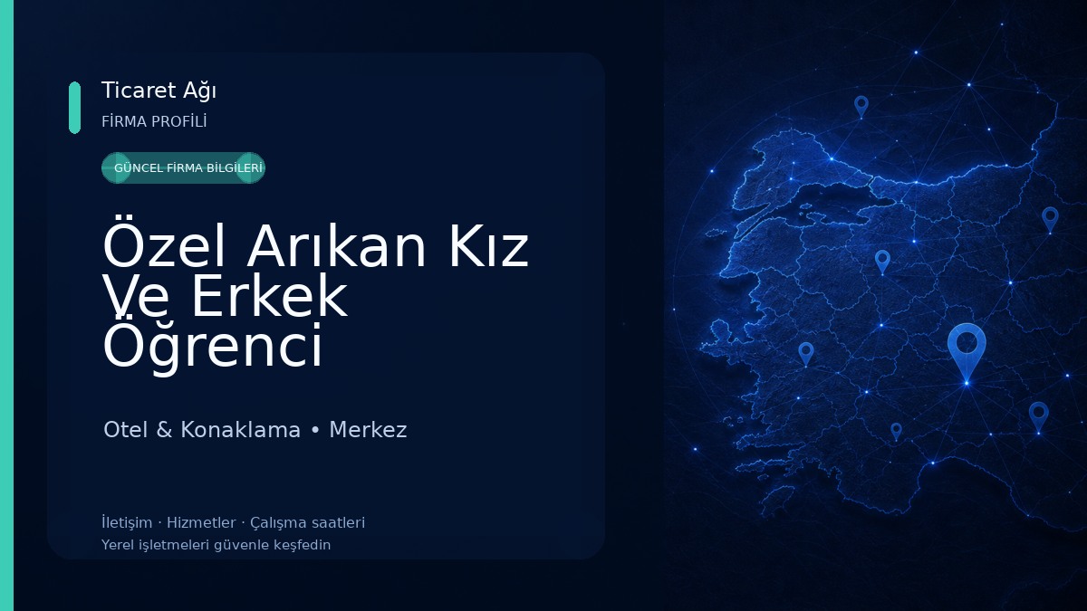 Özel Arıkan Kız Ve Erkek Öğrenci Pansiyon Otel & Konaklama