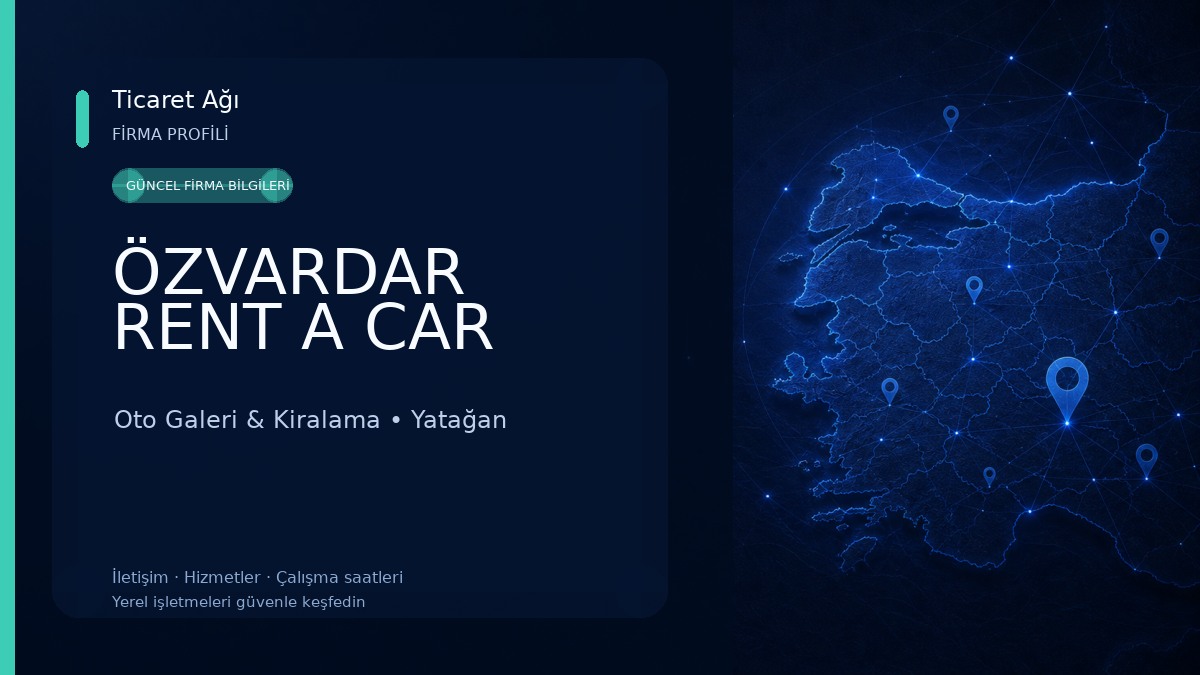 ÖZVARDAR RENT A CAR Oto Galeri & Kiralama