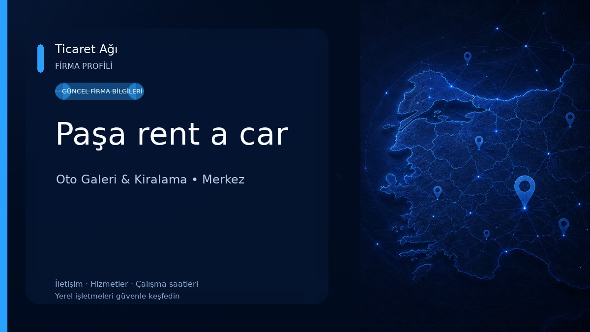 Paşa rent a car Oto Galeri & Kiralama