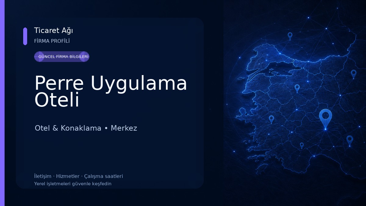 Perre Uygulama Oteli Otel & Konaklama