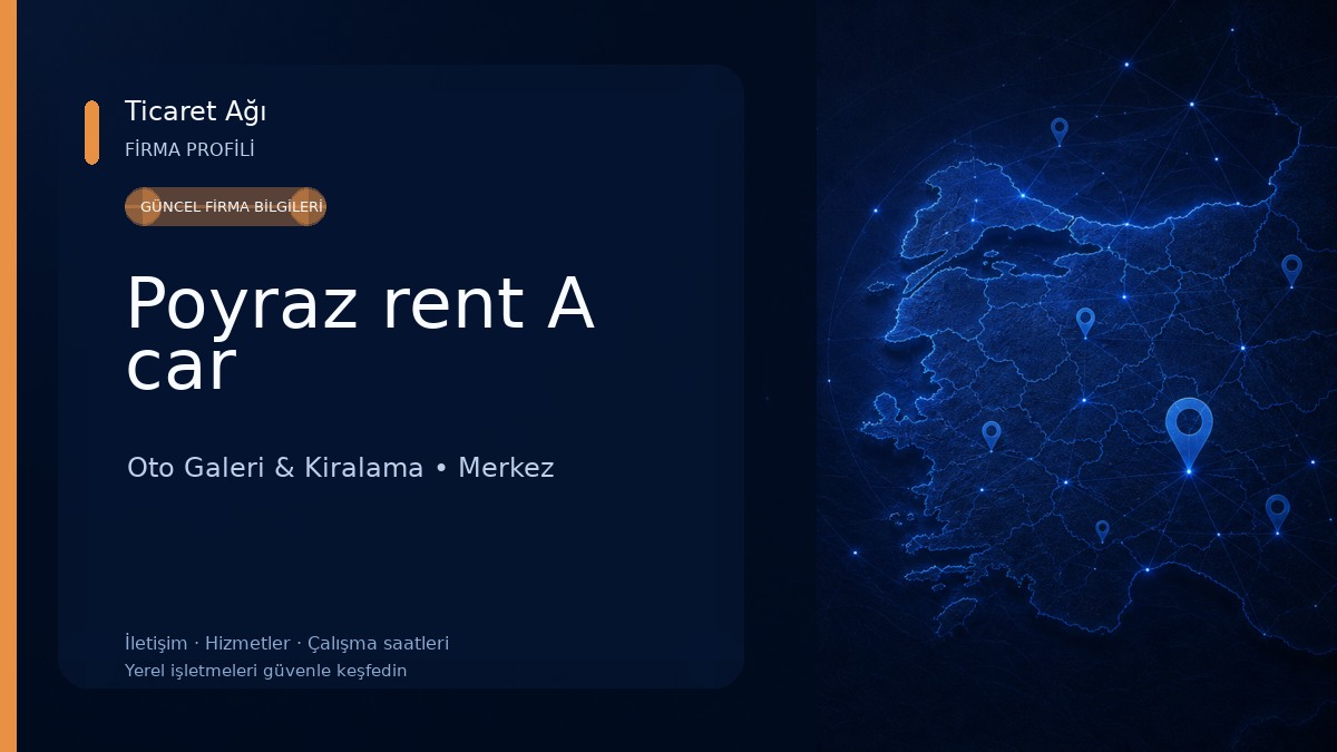 Poyraz rent A car Oto Galeri & Kiralama