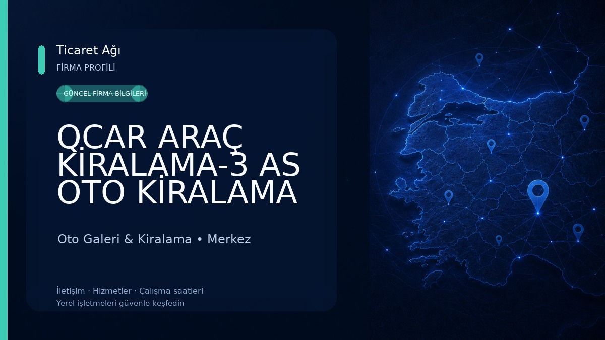 QCAR ARAÇ KİRALAMA-3 AS OTO KİRALAMA Oto Galeri & Kiralama