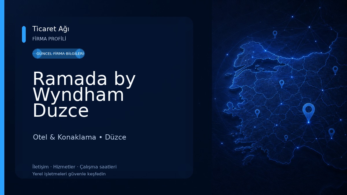Ramada by Wyndham Duzce Otel & Konaklama