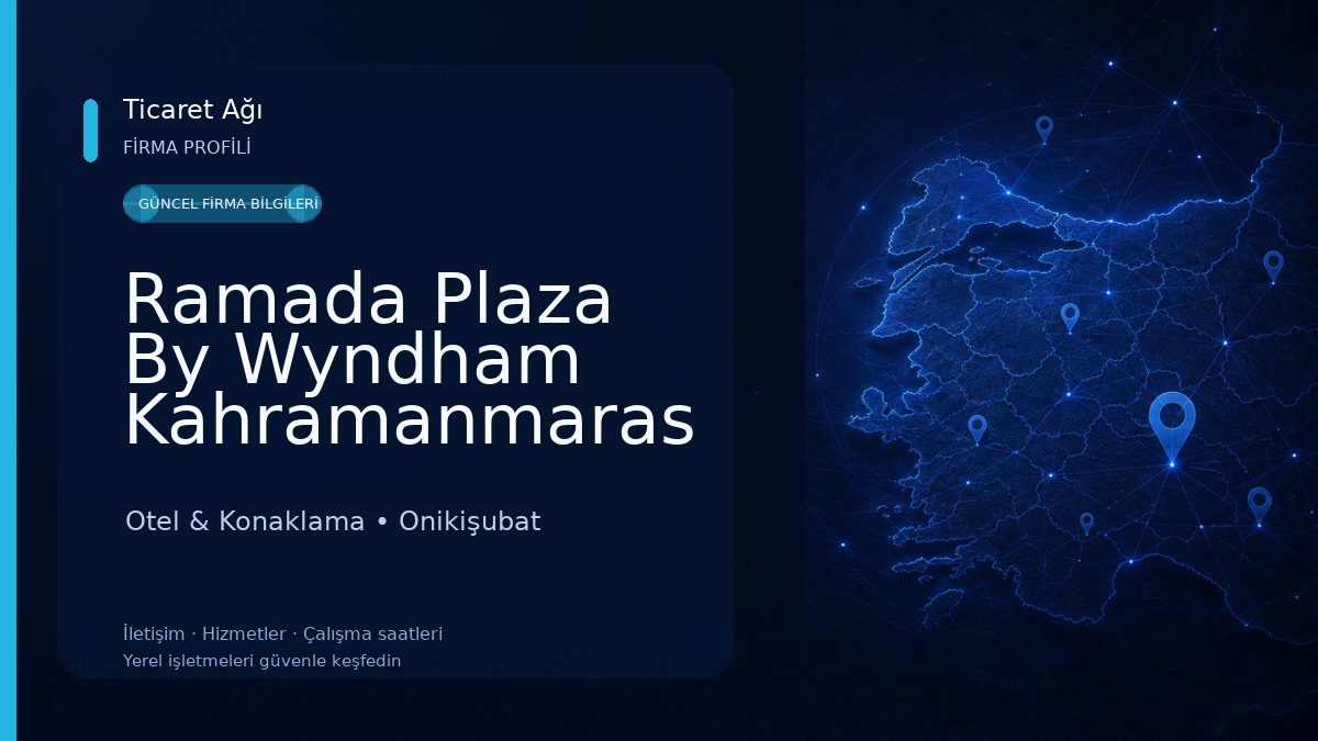 Ramada Plaza By Wyndham Kahramanmaras Otel & Konaklama