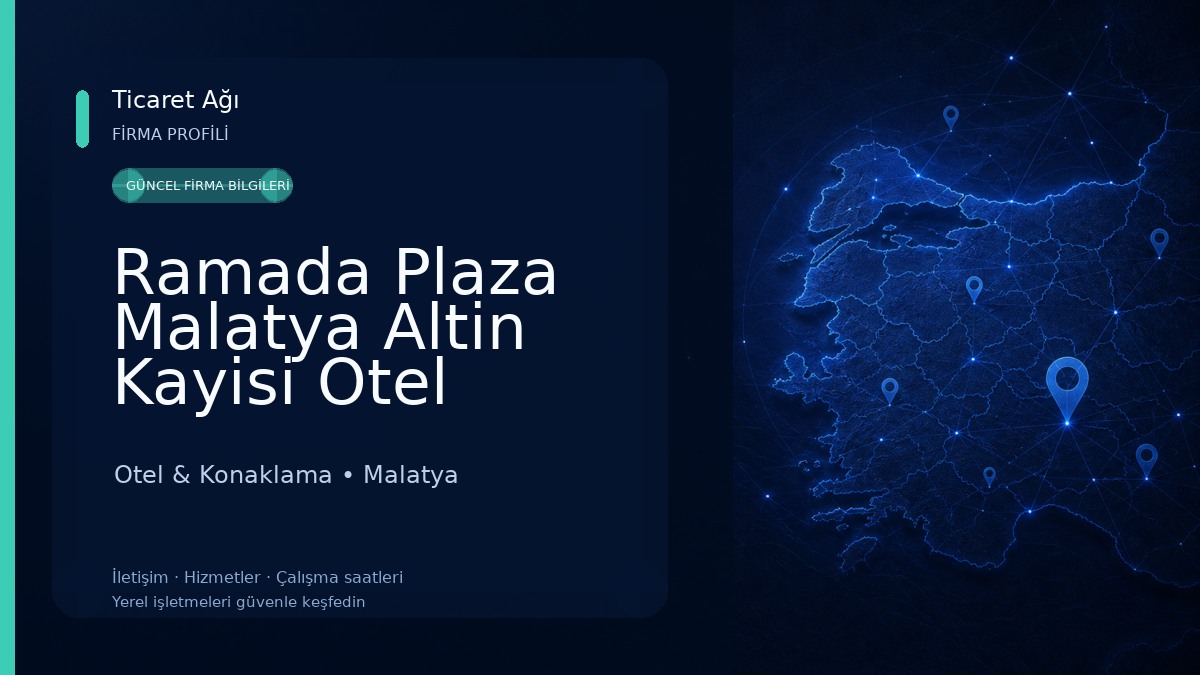 Ramada Plaza Malatya Altin Kayisi Otel Otel & Konaklama