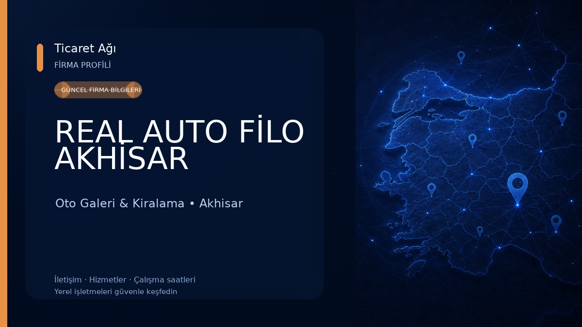 REAL AUTO FİLO AKHİSAR Oto Galeri & Kiralama