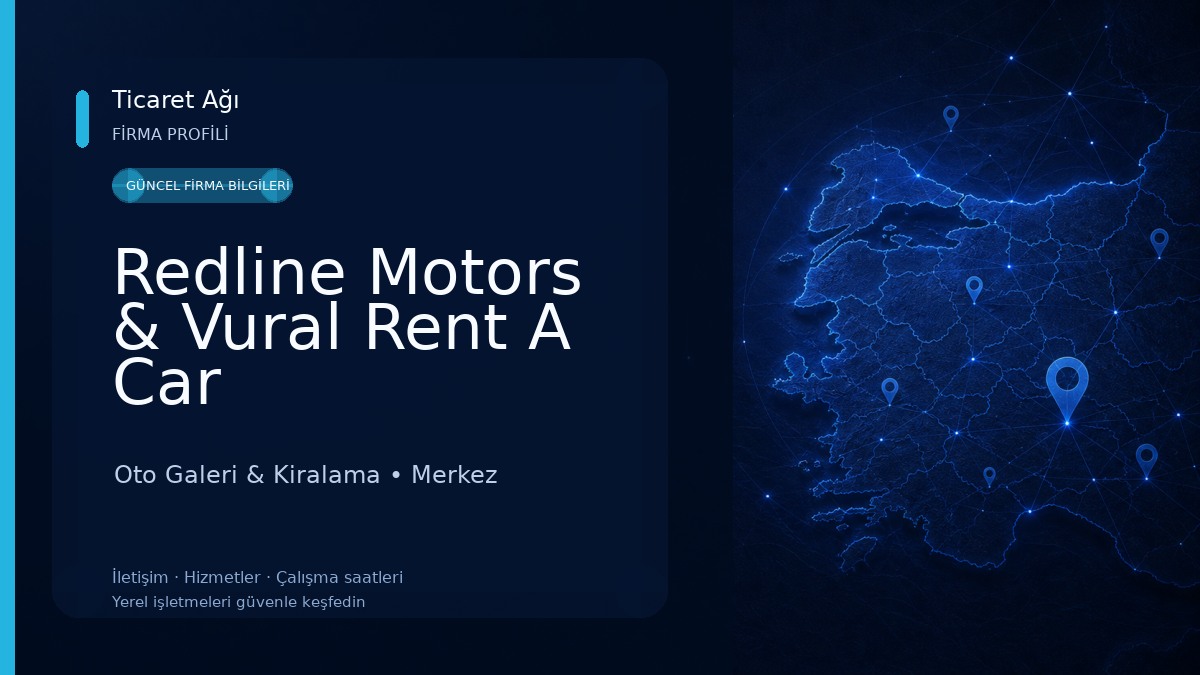 Redline Motors & Vural Rent A Car Oto Galeri & Kiralama