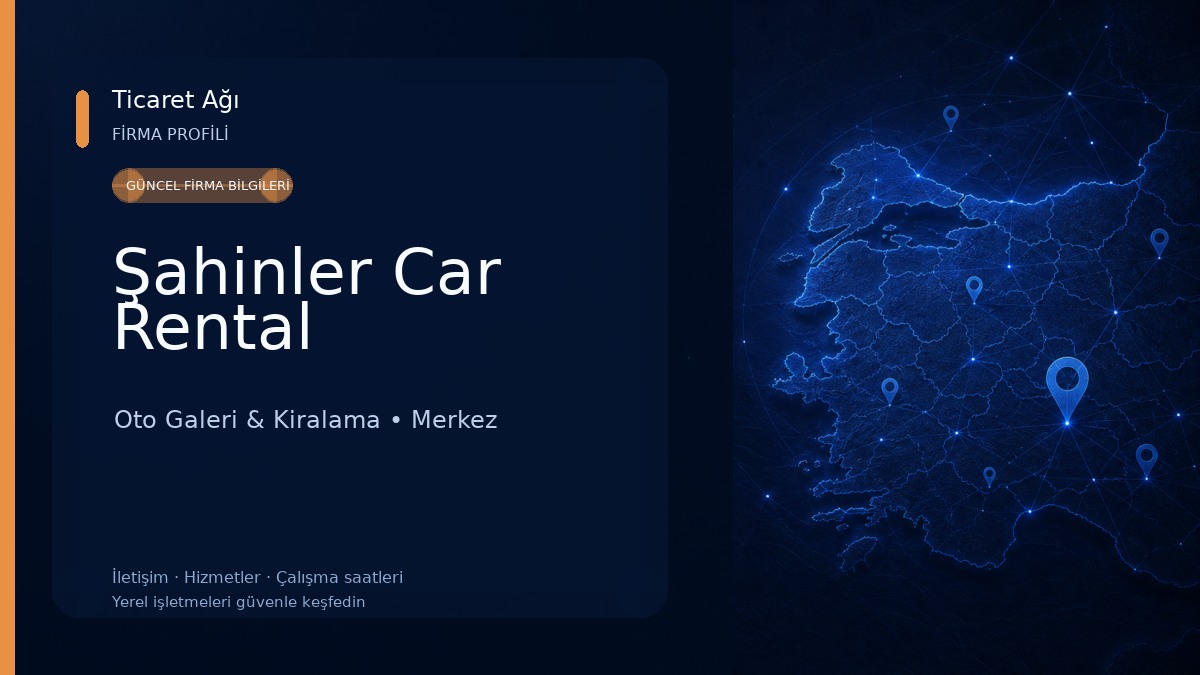 Şahinler Car Rental