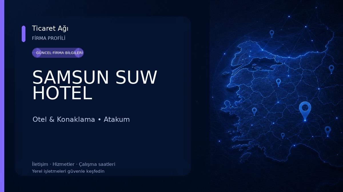 SAMSUN SUW HOTEL Otel & Konaklama