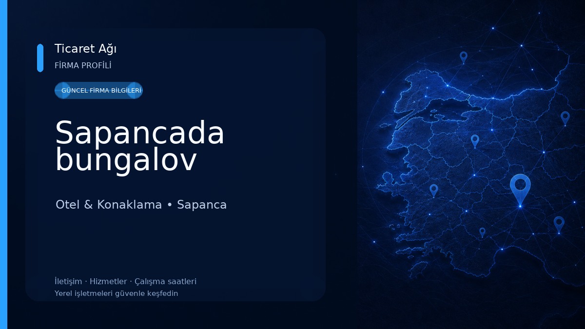 Sapancada bungalov Otel & Konaklama