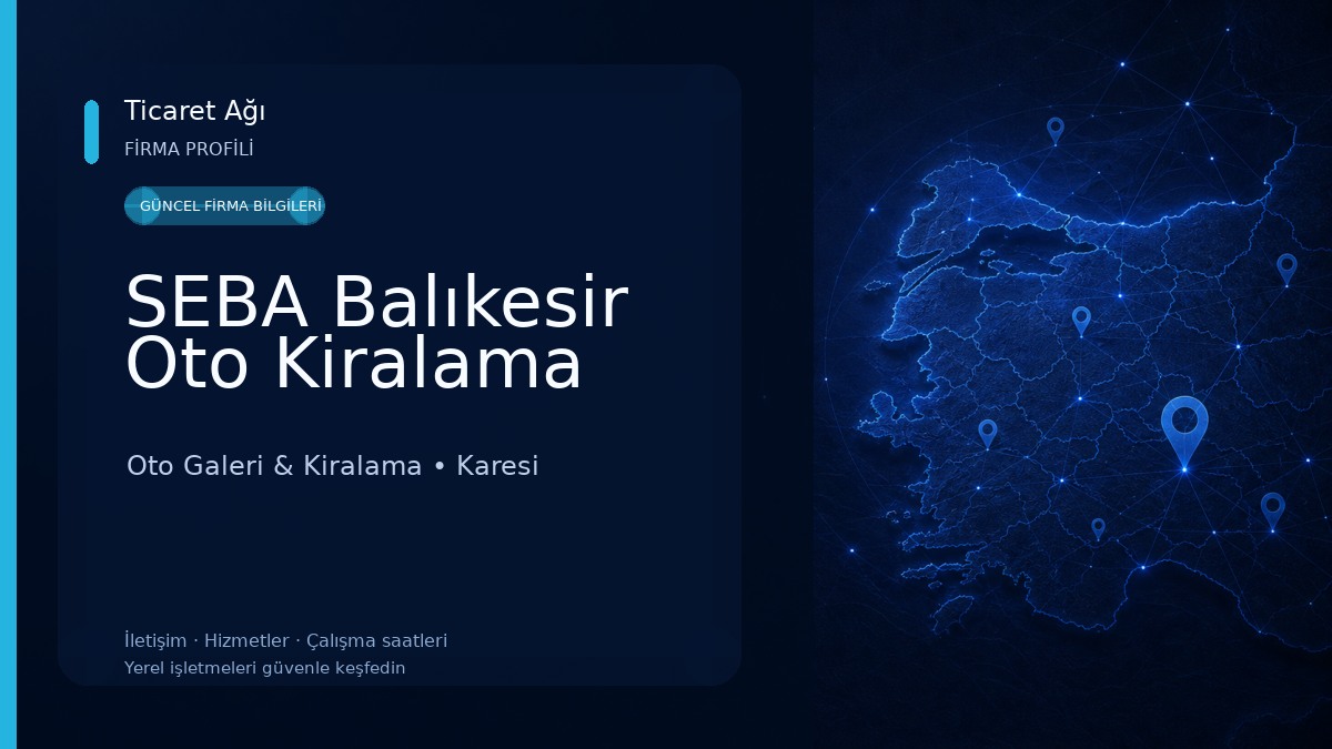 SEBA Balıkesir Oto Kiralama Oto Galeri & Kiralama