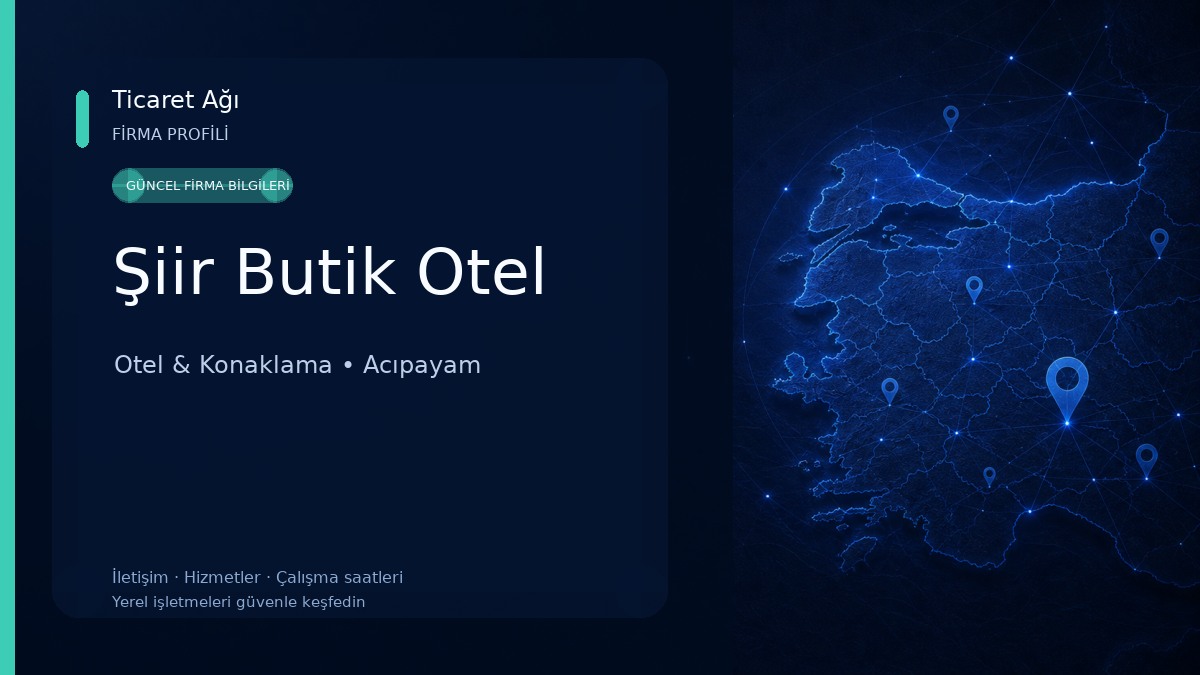 Şiir Butik Otel Otel & Konaklama