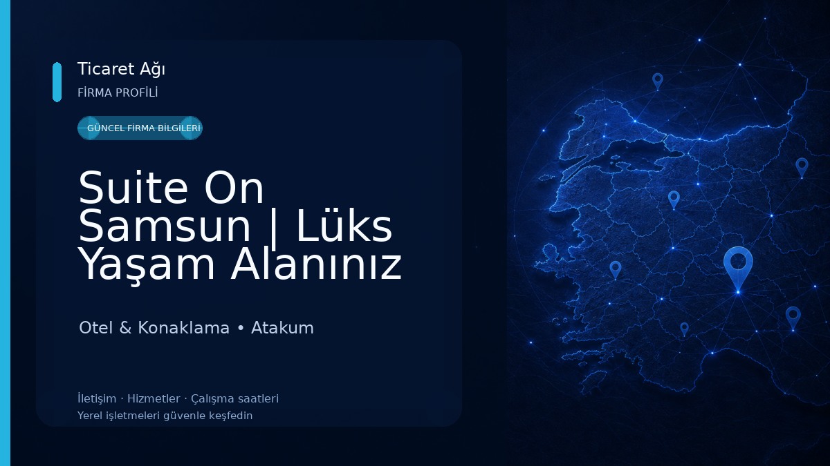 Suite On Samsun | Lüks Yaşam Alanınız 
