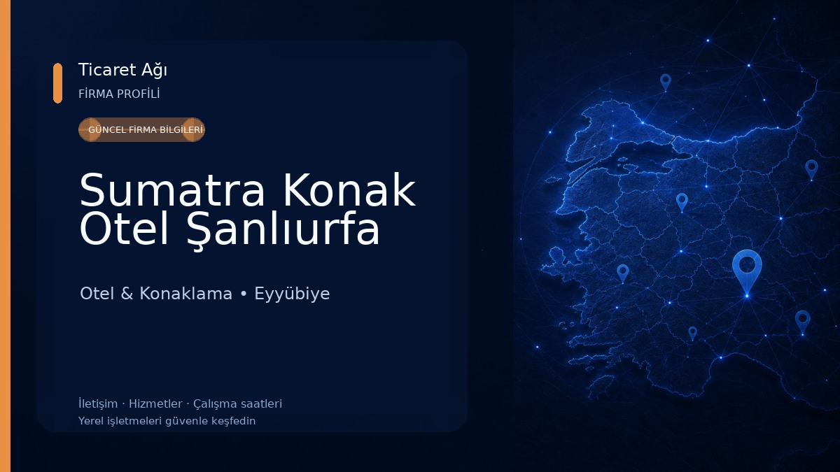 Sumatra Konak Otel Şanlıurfa Otel & Konaklama