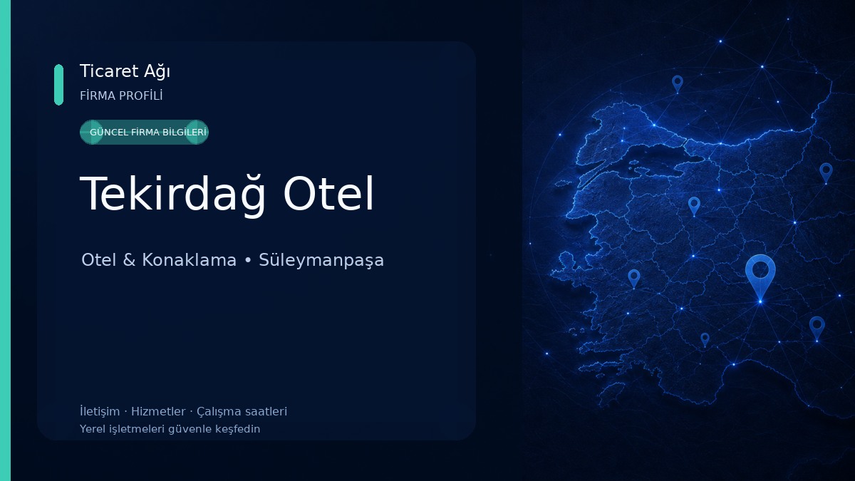 Tekirdağ Otel Otel & Konaklama