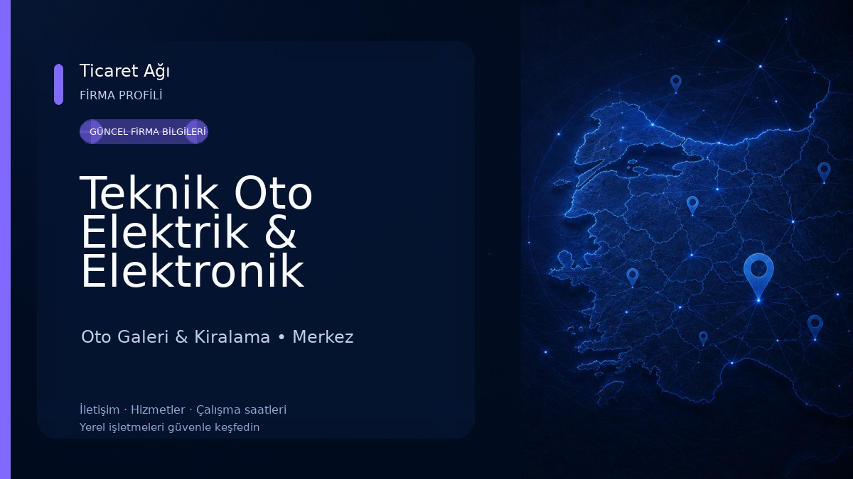 Teknik Oto Elektrik & Elektronik WOLKSVAGEN Oto Galeri & Kiralama