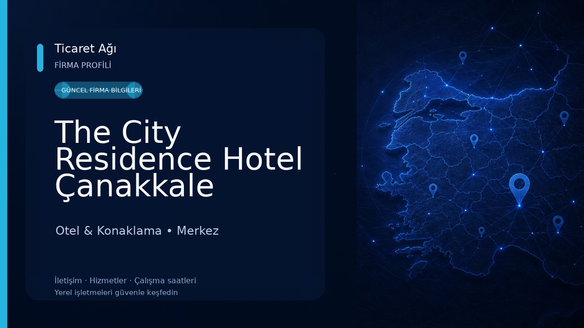 The City Residence Hotel Çanakkale Otel & Konaklama