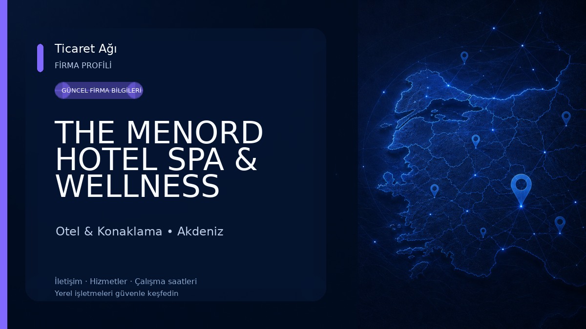 THE MENORD HOTEL SPA & WELLNESS Otel & Konaklama